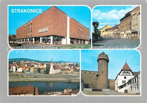 Strakonice Okresni a prumyslove mesto s rane gotic
