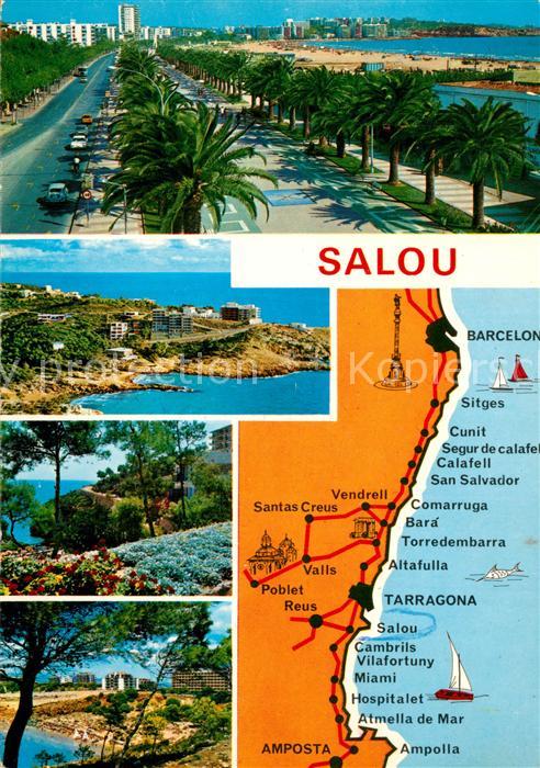 Salou Promenade Palmenallee Diversos aspectos