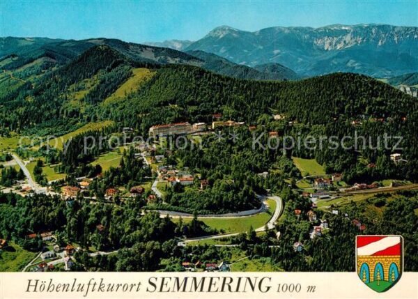 Semmering Niederoesterreich Fliegeraufnahme