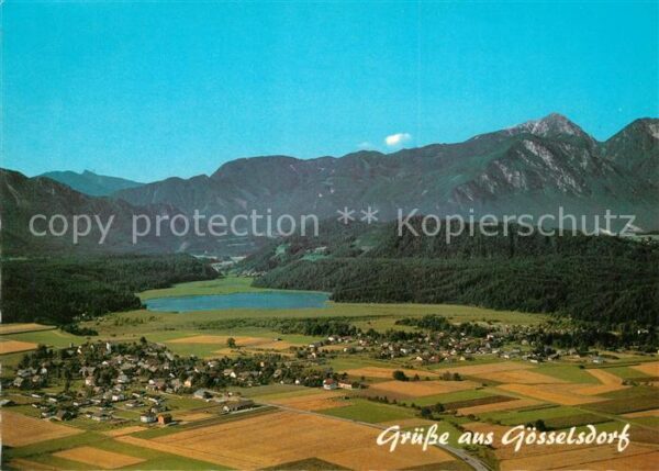 Goesselsdorf Kaernten Fliegeraufnahme