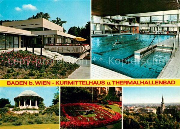 Baden Wien Kurmittelhaus und Thermalhallenbad Beet