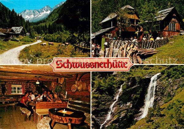 Mallnitz Kaernten Schwussner Hütte Seebachtal mit Säuleck