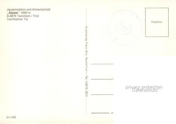 Tannheim Tirol Jausenstation und Almwirtschaft Älpele – Bild 2