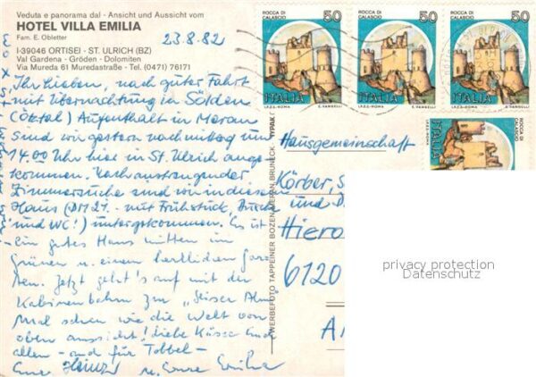Ortisei St Ulrich Hotel Villa Emilia Panorama – Bild 2