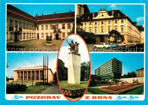 Brno Bruenn Nadvori Nove radnice Muzeum delnickeho