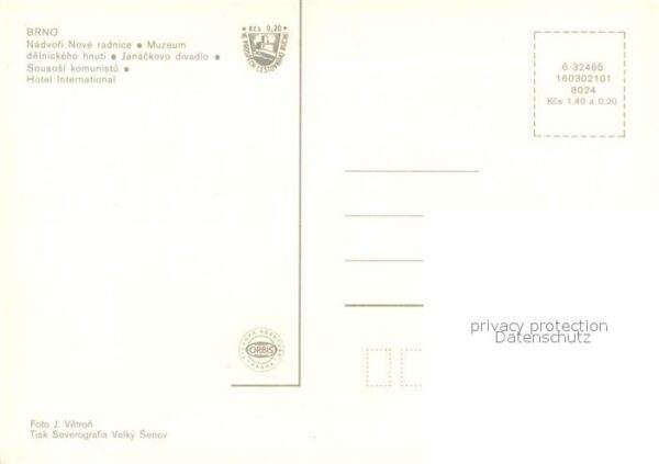 Brno Bruenn Nadvori Nove radnice Muzeum delnickeho – Bild 2