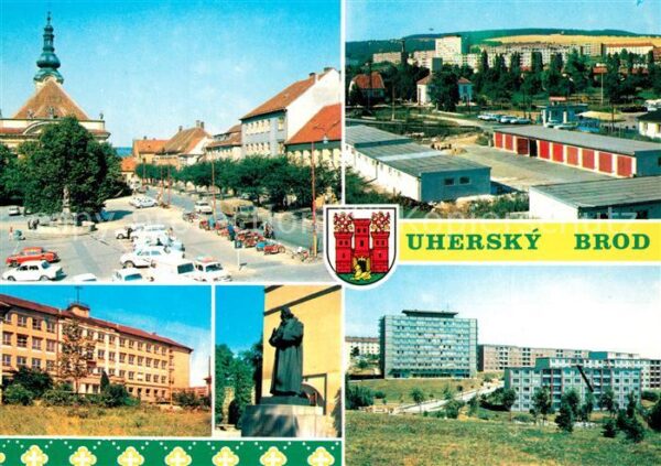 Uhersky Brod Namesti Miru Sidliste Vinohrady Zakladn