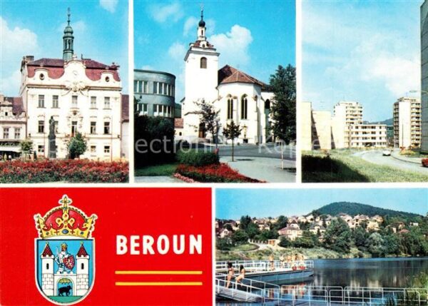 Beroun Radnice kostel sv Jakuba sidliste Hlink