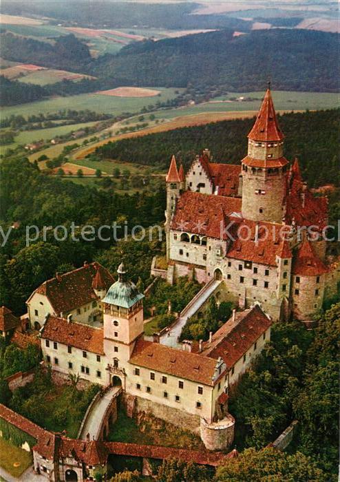 Bouzov Praha Statni hrad Fliegeraufnahme