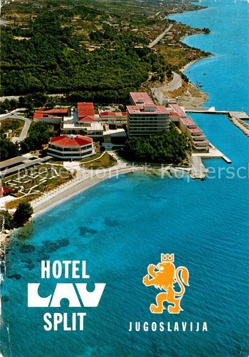 Split Spalato Hotel Lav Fliegeraufnahme