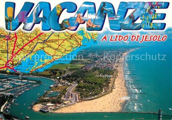Lido di Jesolo Fliegeraufnahme