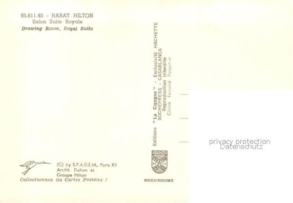 Rabat Marokko Hilton Salon Suite Royale – Bild 2