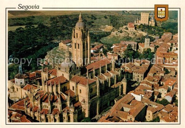 Segovia Cathedral Vista aerea
