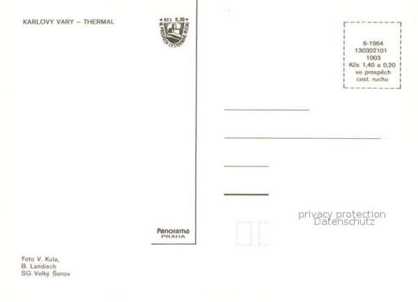 Karlovy Vary Thermal Arkaden Speisesaal – Bild 2