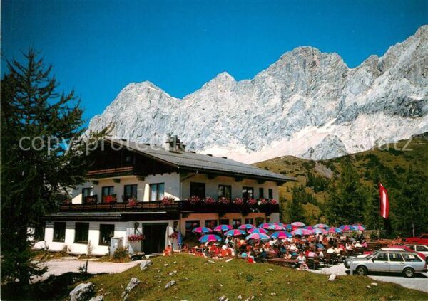 Ramsau Dachstein Steiermark Gasthof Hunerkogel Terrasse