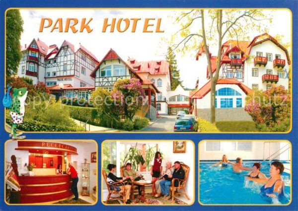 Bad Flinsberg Isergebirge Park Hotel Rezeption Hallenbad