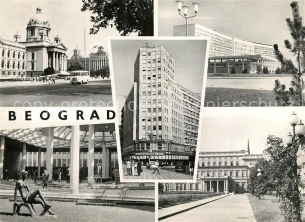 Beograd Belgrad Teilansichten