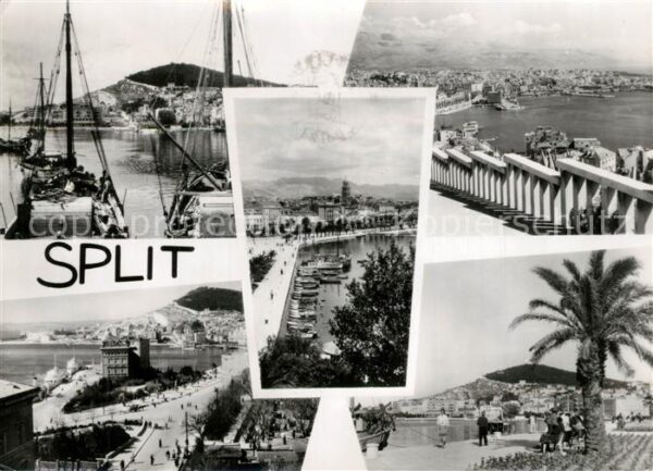 Split Spalato Hafenpartien Promenade