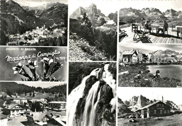 Madonna di Campiglio Panorama Terrasse Dolomiti di Brenta Wa