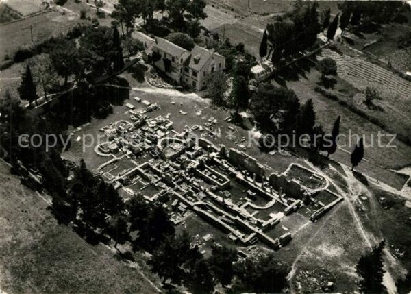 Solin Salona Croatia Iskopine Fliegeraufnahme