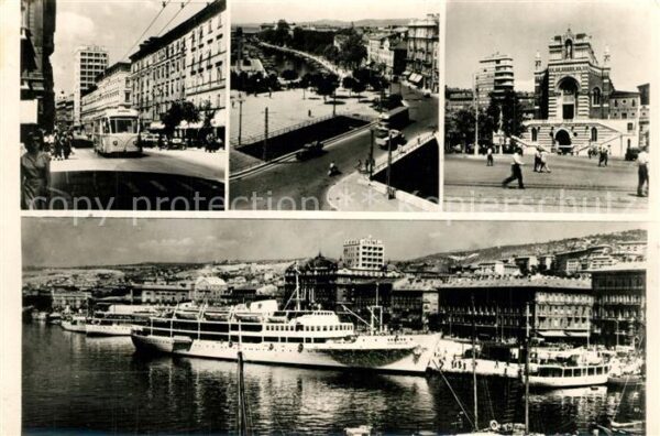 Rijeka Fiume Ortsansichten Hafen