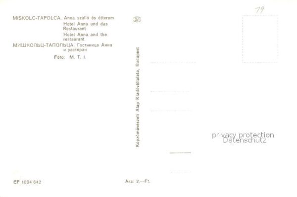 Miskolctapolca Hotel Anna mit Restaurant – Bild 2