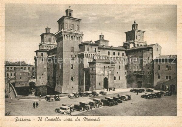 Ferrara Il Castello visto da Merrodi