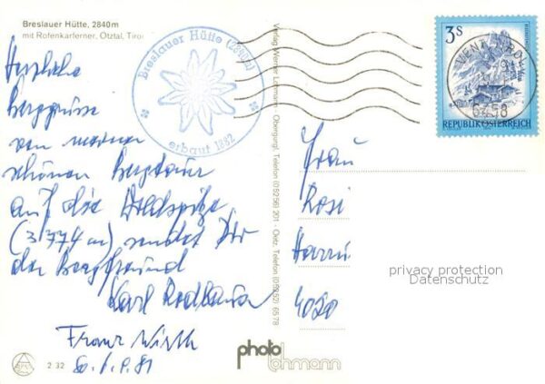 Breslauerhuette Rofenkarferner – Bild 2