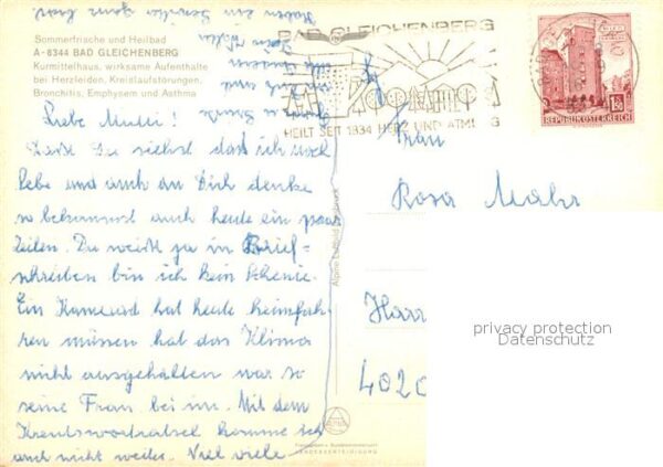 Bad Gleichenberg Fliegeraufnahme Kurmittelhaus – Bild 2