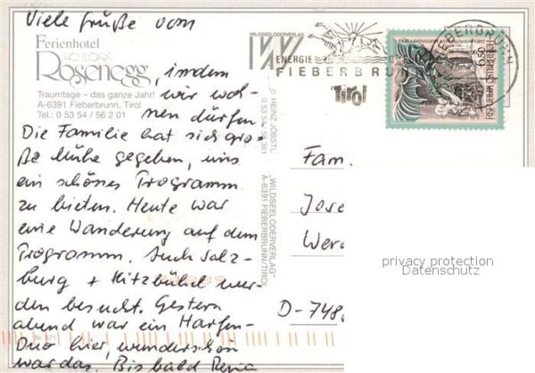 Fieberbrunn Tirol Ferienhotel Rosenegg – Bild 2