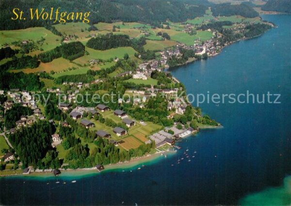 St Wolfgang Salzkammergut Fliegeraufnahme