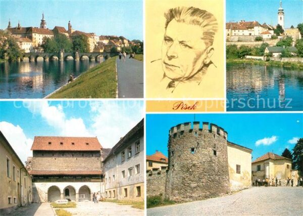 Pisek Tschechien Portret Frani Sramska Hrad
