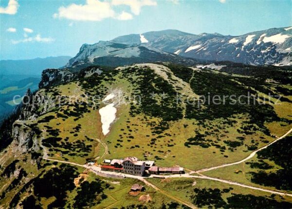 Raxalpe Fliegeraufnahme Ottohaus