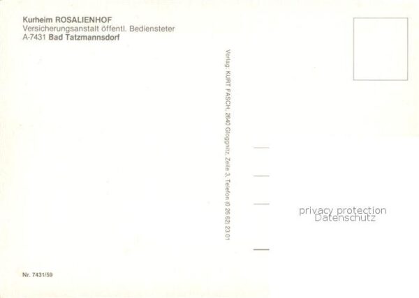 Bad Tatzmannsdorf Burgenland Kurheim Rosalienhof – Bild 2