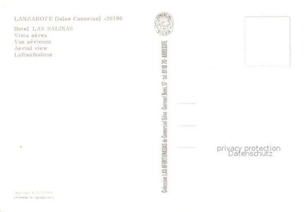 Lanzarote Kanarische Inseln Fliegeraufnahme Hotel Las Salinas – Bild 2