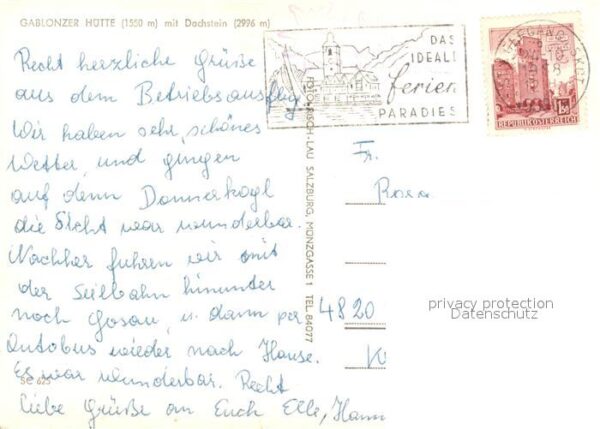 Gosau Oberoesterreich Gablonzer Hütte Dachstein – Bild 2