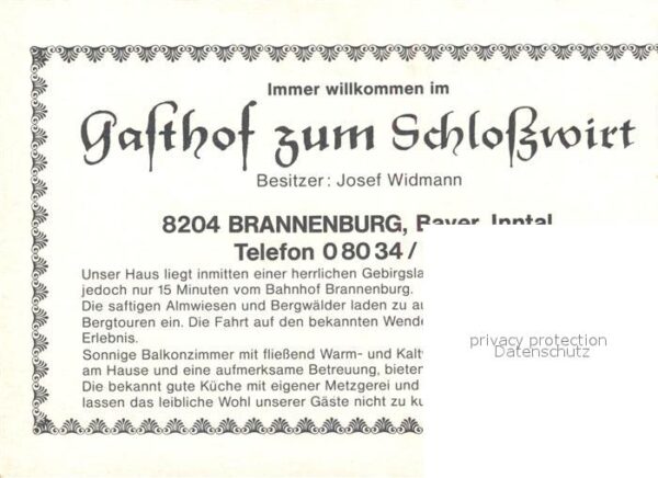 Brannenburg Gasthof zum Schlosswirt – Bild 2