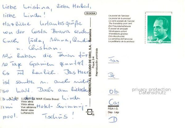 Lloret de Mar Fliegeraufnahme – Bild 2