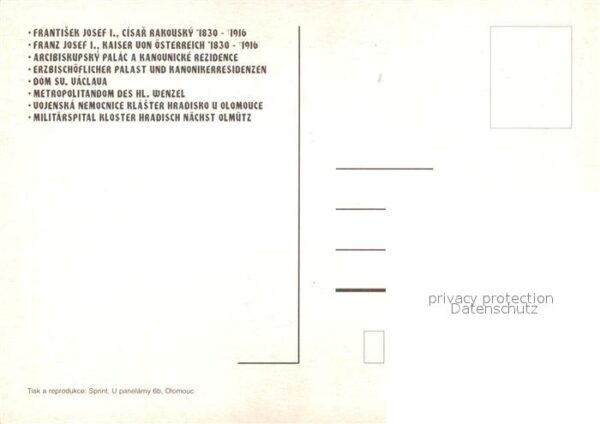 Olomouc Frantisek Josef I Cisar Rakousky – Bild 2