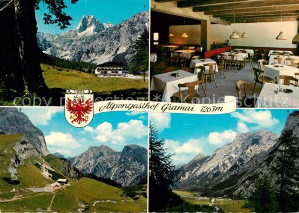 Pertisau Achensee Alpengasthof Gramai Lamsen-Spitze Rappe