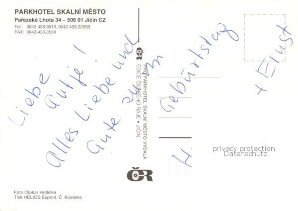 Jicin Parkhotel Skalni Mesto – Bild 2