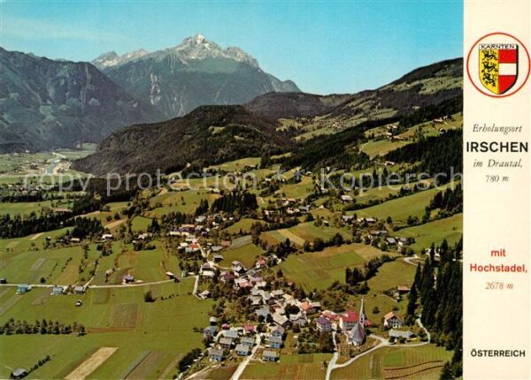 Irschen Kaernten Fliegeraufnahme Hochstadel