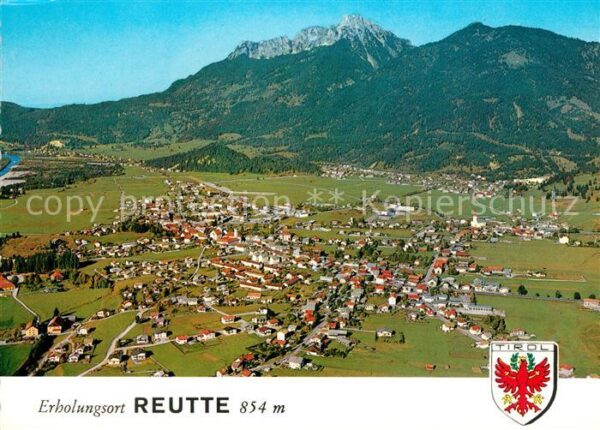 Reutte Tirol Fliegeraufnahme Lech Säuling