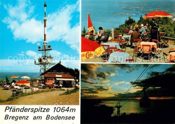 Bregenz Bodensee Pfänderspitze
