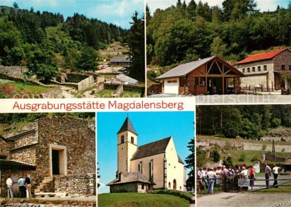 Magdalensberg Siedlungsanlage Freilichtmuseum Wallfah