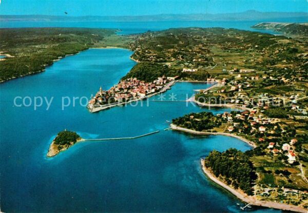 Rab Croatia Fliegeraufnahme