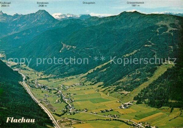 Flachau Fliegeraufnahme Draugstein Griessenkare