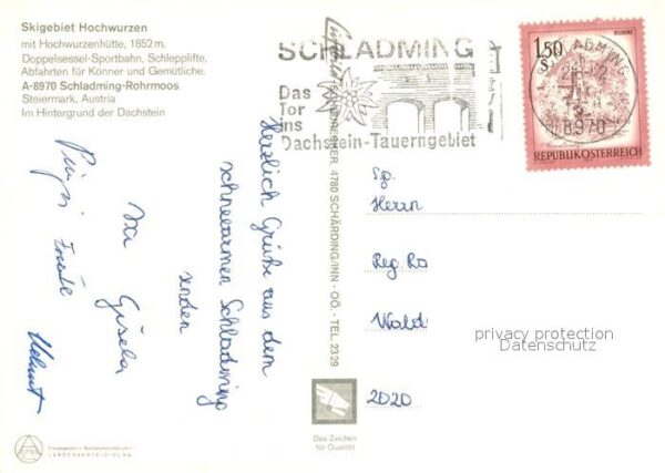 Rohrmoos Schladming Hochwurzen Dachstein Mitterspitz – Bild 2