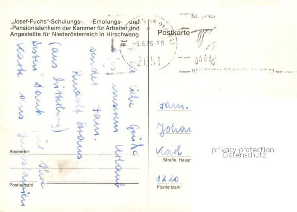 Hirschwang Rax Josef-Fuchs-Schuleungsheim – Bild 2