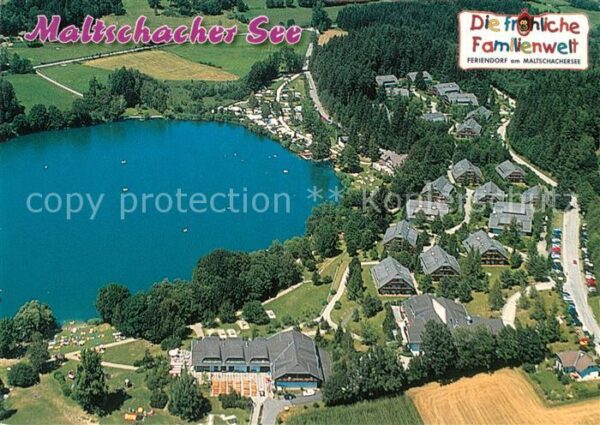 Maltschachersee Fliegeraufnahme